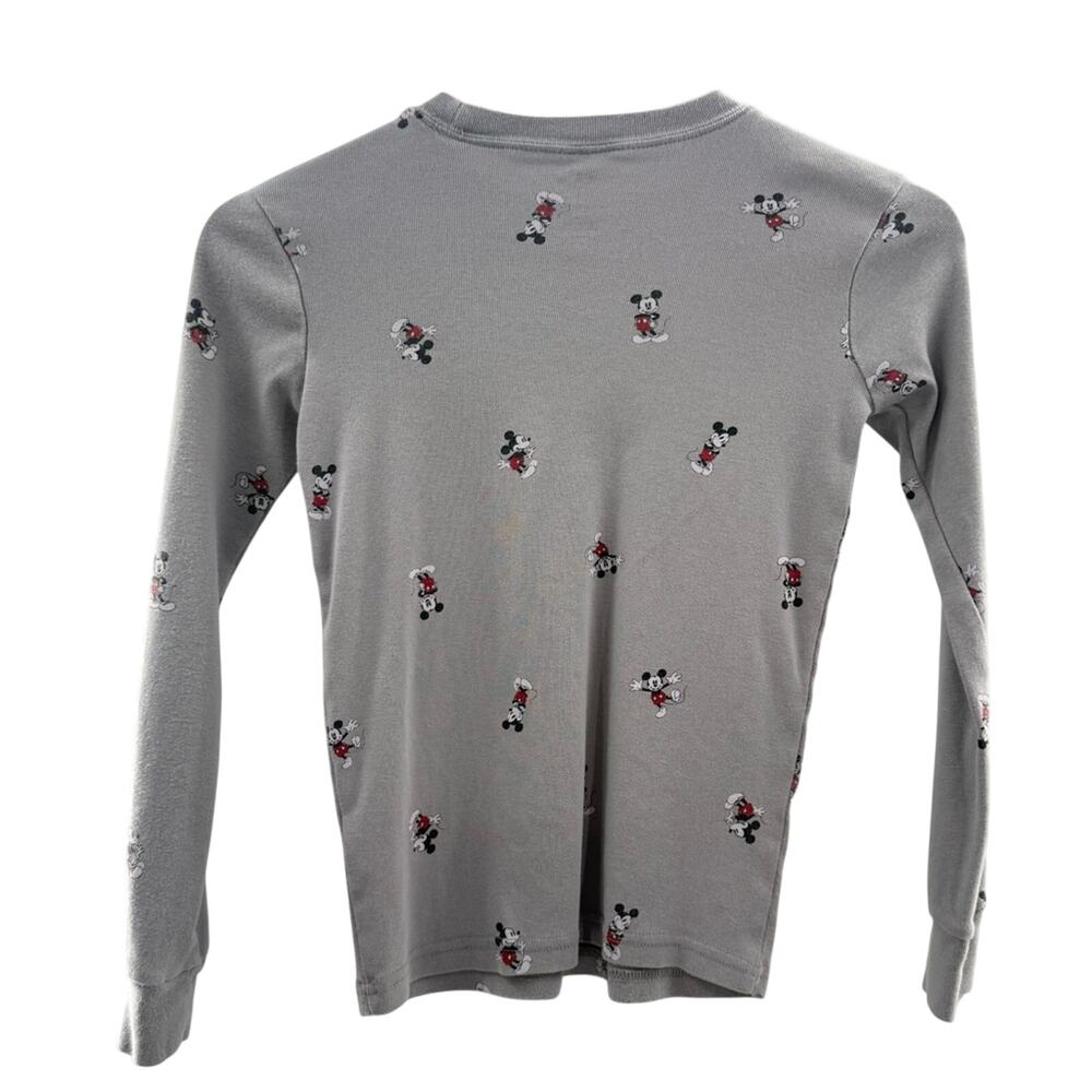 Disney X Janie and Jack Kid’s Mickey Mouse Pajama Set 100% Cotton Gray Size 10 - Picture 3 of 7